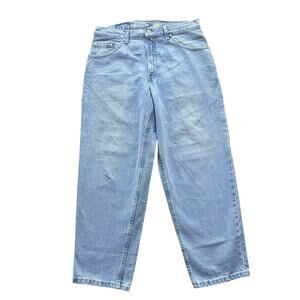 Levis SilverTab Baggy Jeans Mens 34x30 90s Vintage Loose Fit Blue Denim USA